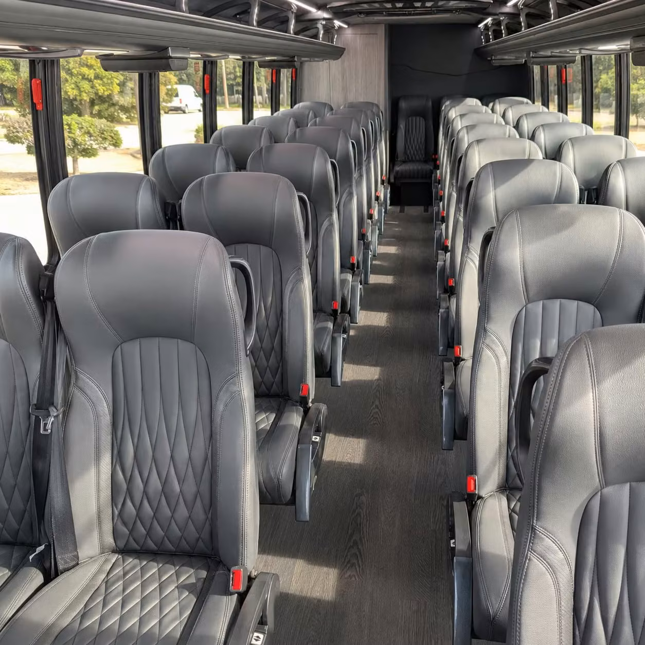28 passenger minibus inside