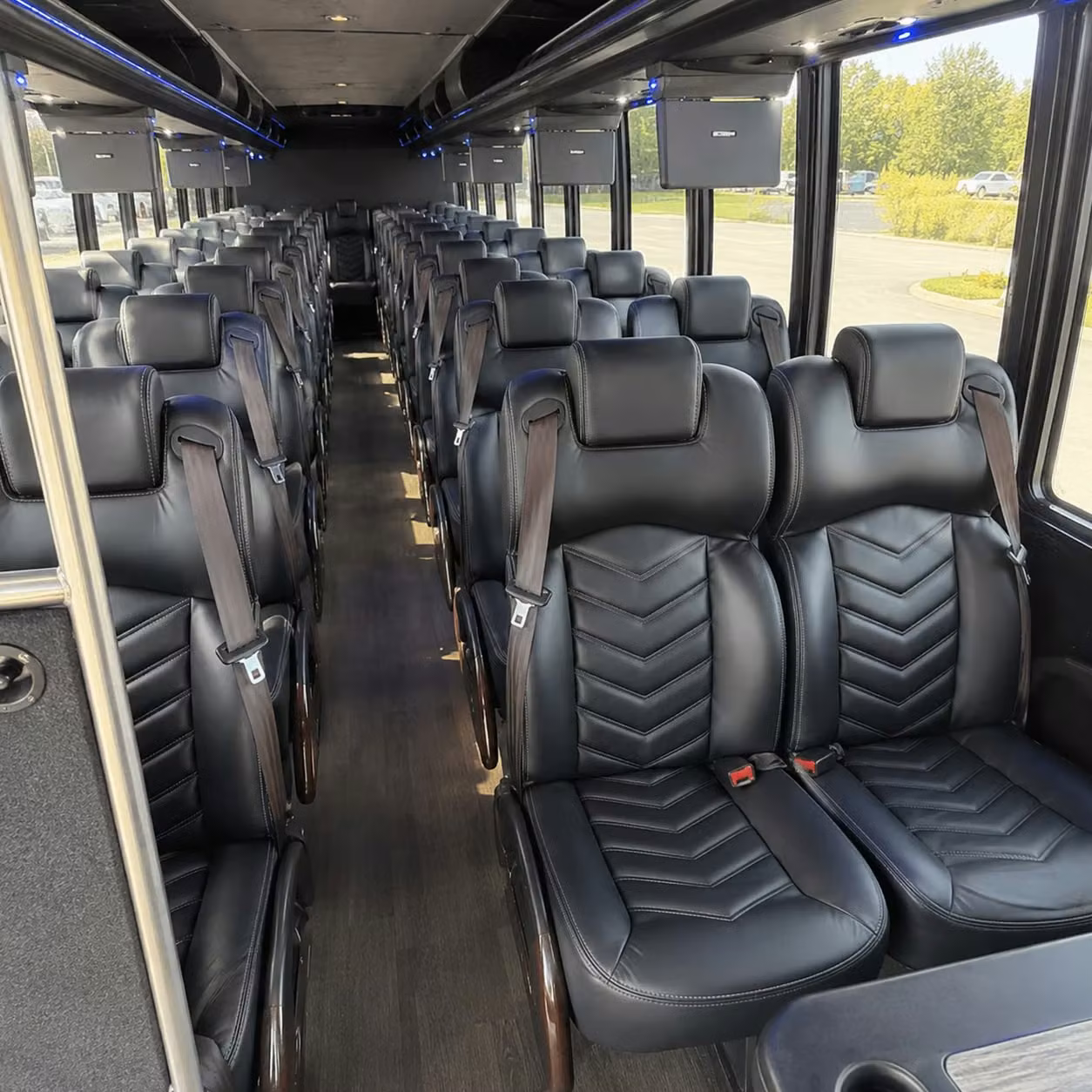30 passenger minibus inside