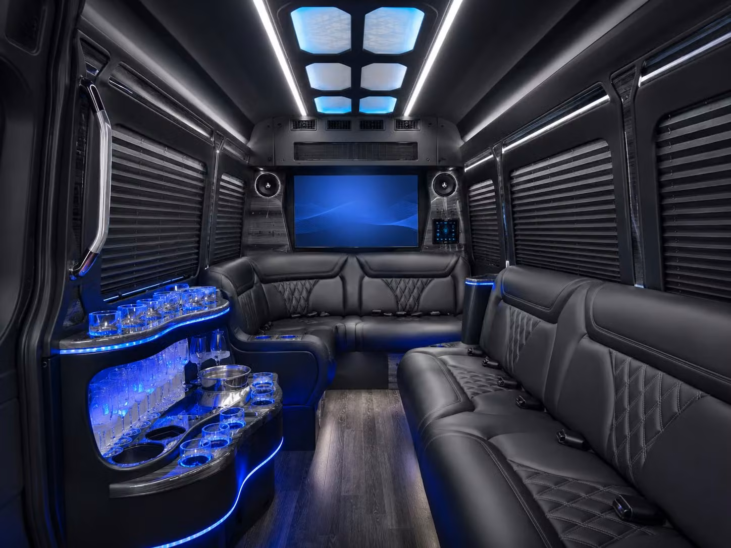 fontana church event conference shuttle bus rentals