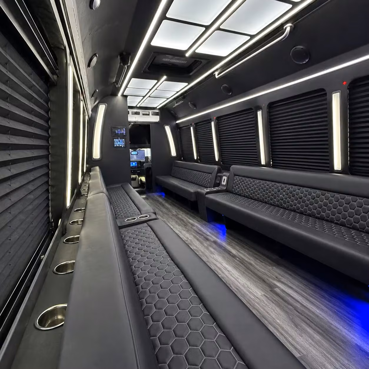 party bus interior