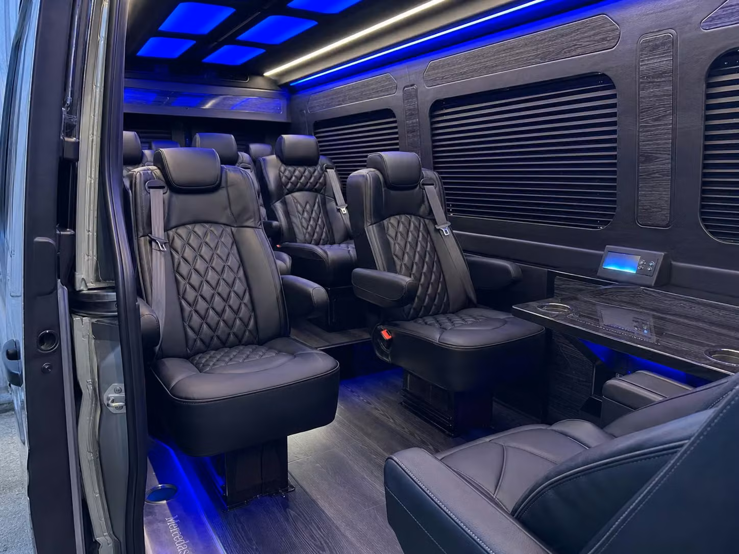 sprinter van transportation for groups and events across fontana