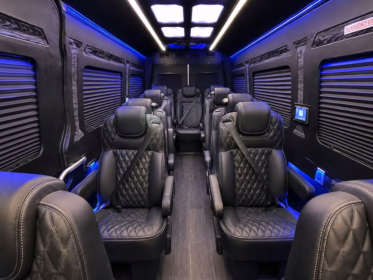 sprinter van with driver interior